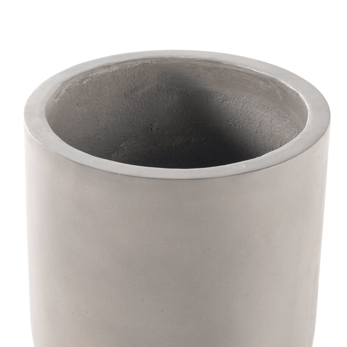 Ivan Round Planter - Grey Concrete
