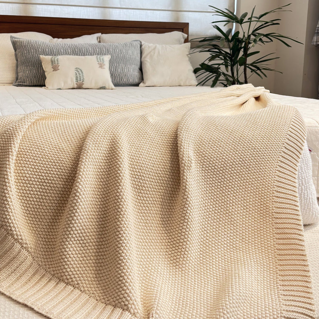 Organic Knitted Blanket