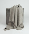 White Cashmere and Platinum Yak Down Taiga Throw