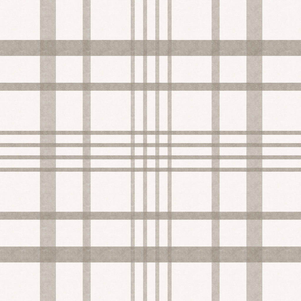 Ashford Plaid (Brown) Wallpaper