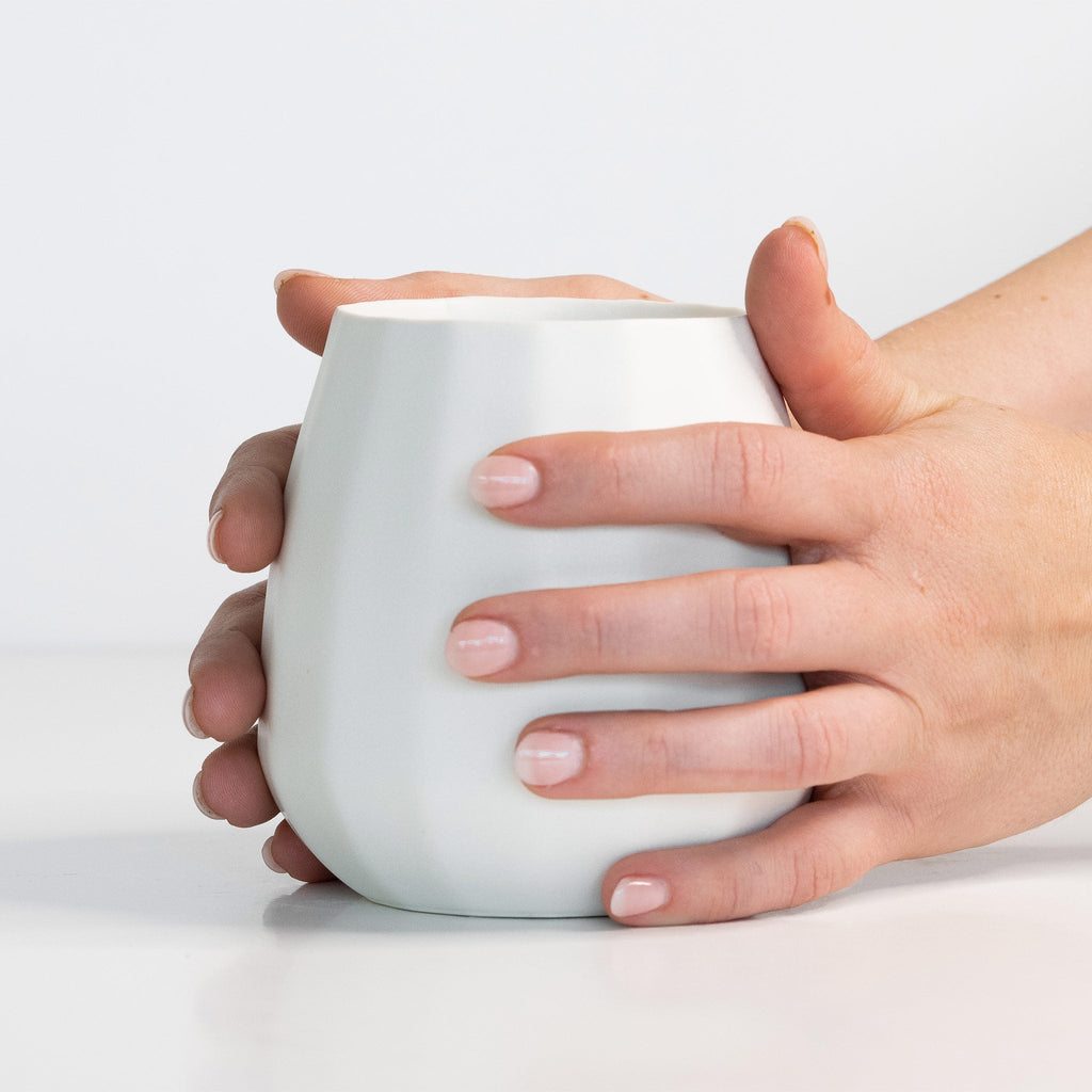 Ceramic Stemless Wine Glass - Set of 2