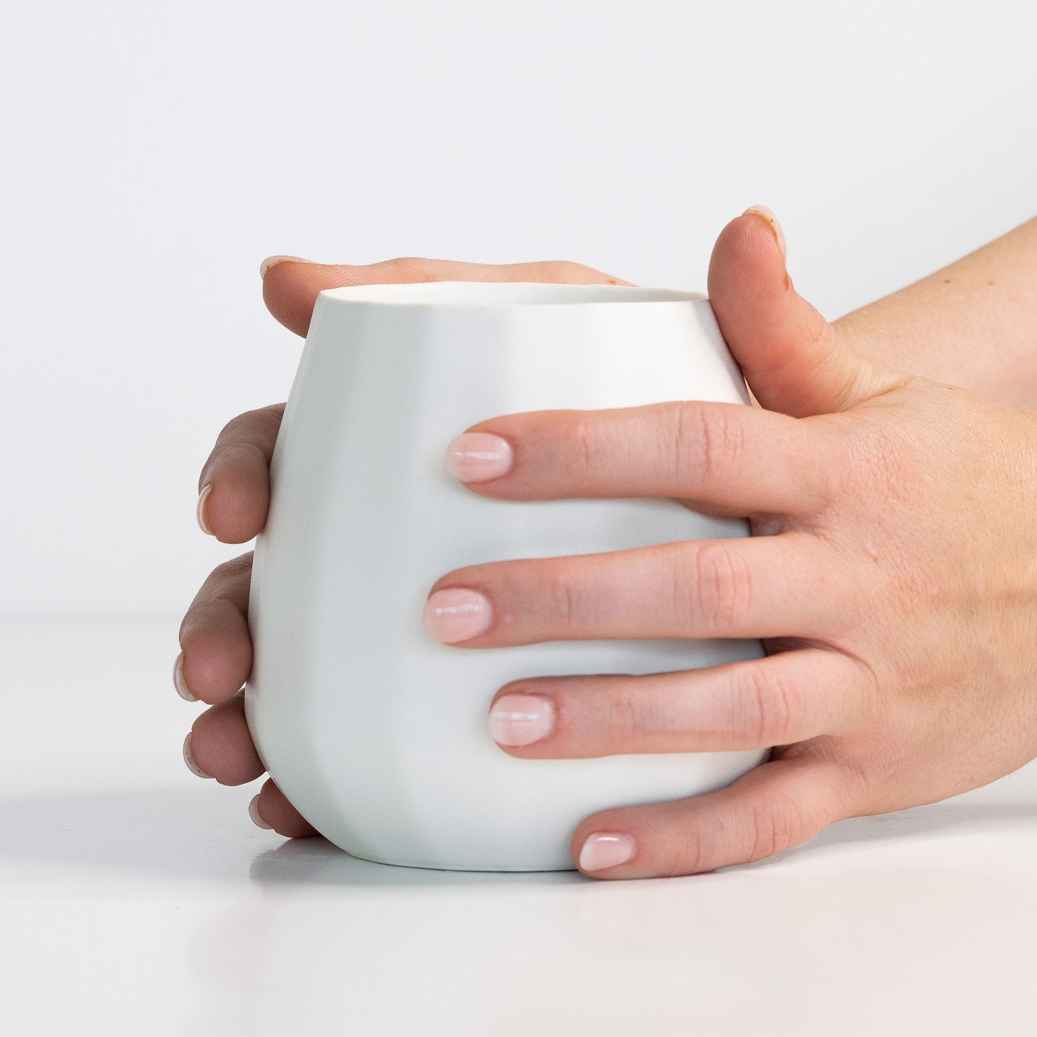 Ceramic Stemless Wine Glass - Set of 2