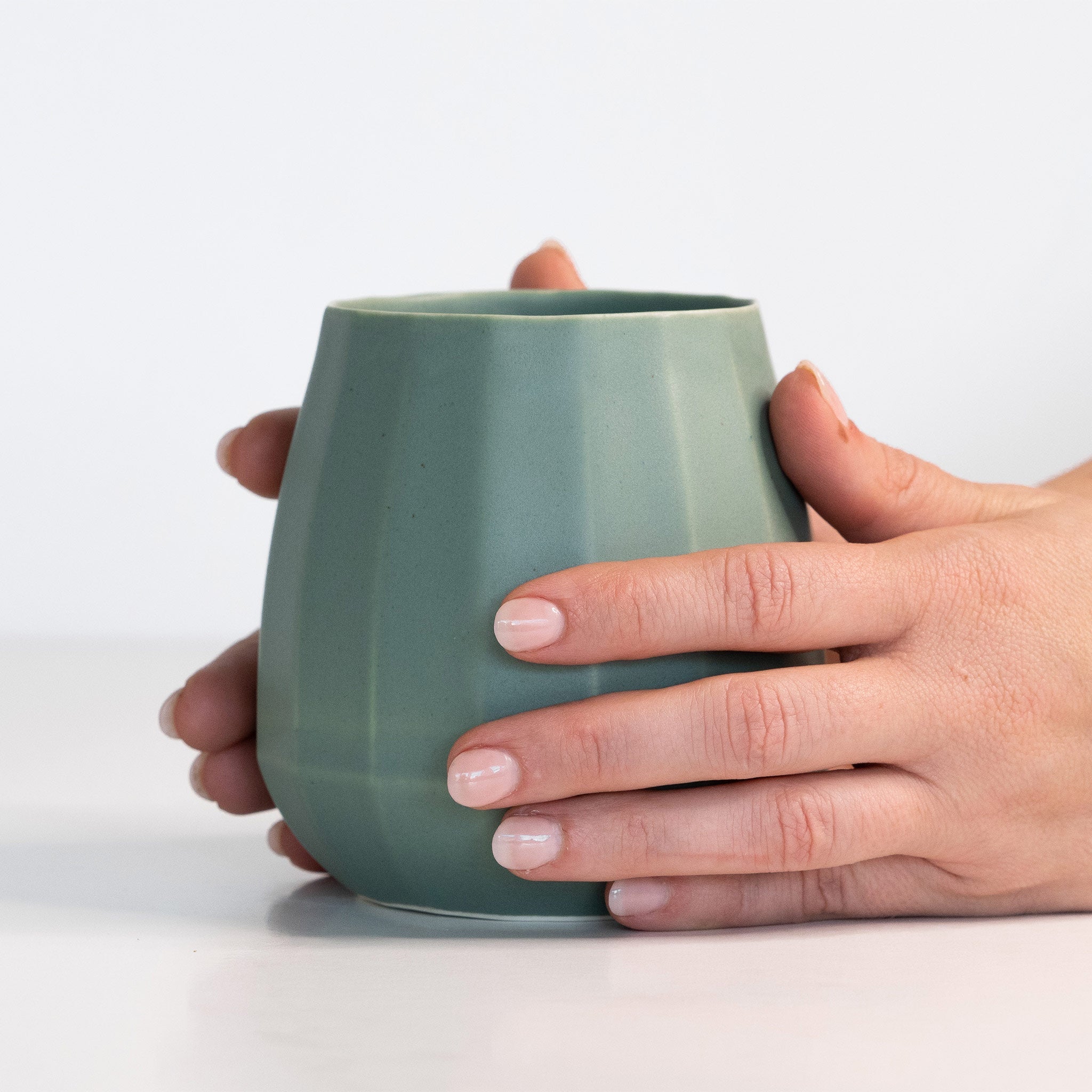 Ceramic Stemless Wine Glass - Set of 2