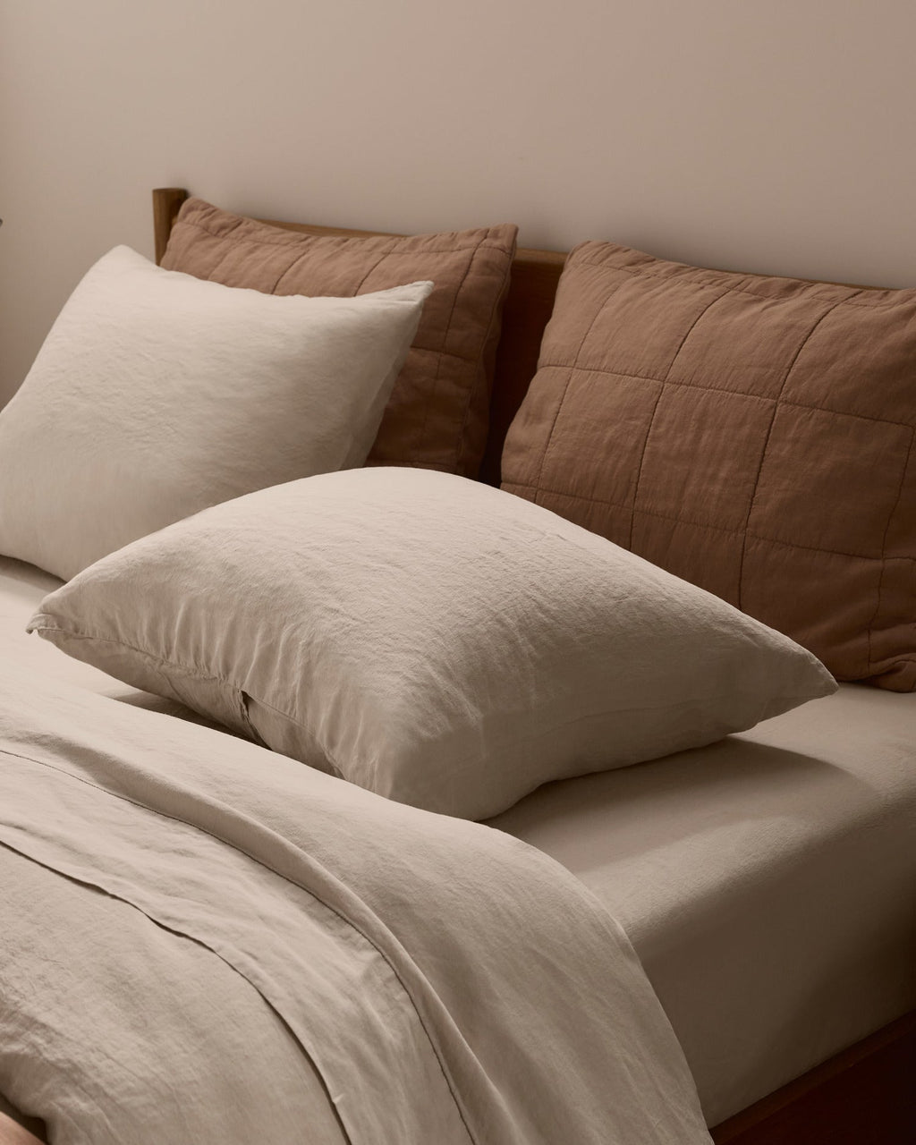 Linen Tencel Pillowcase Set (Bone)