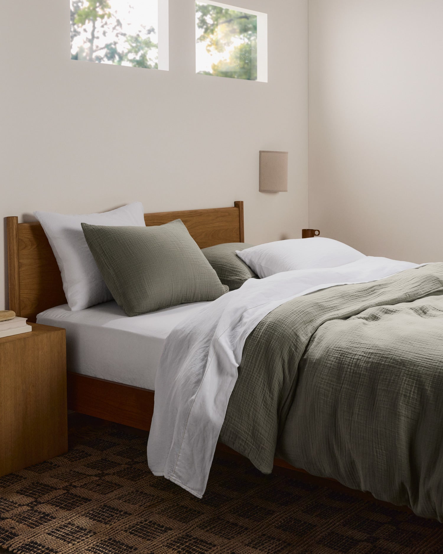 Linen Tencel Top Sheet (White)