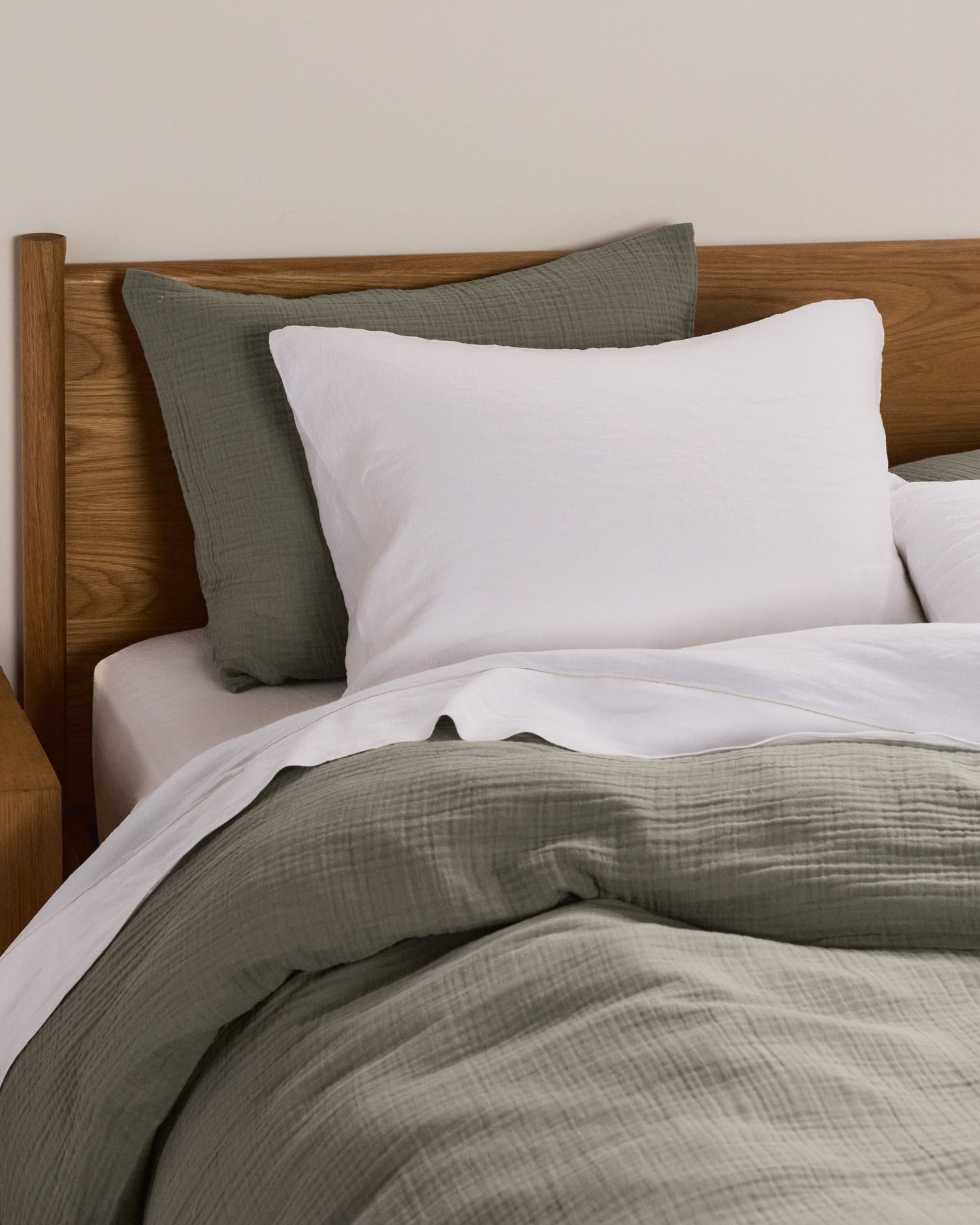 Linen Tencel Top Sheet (White)