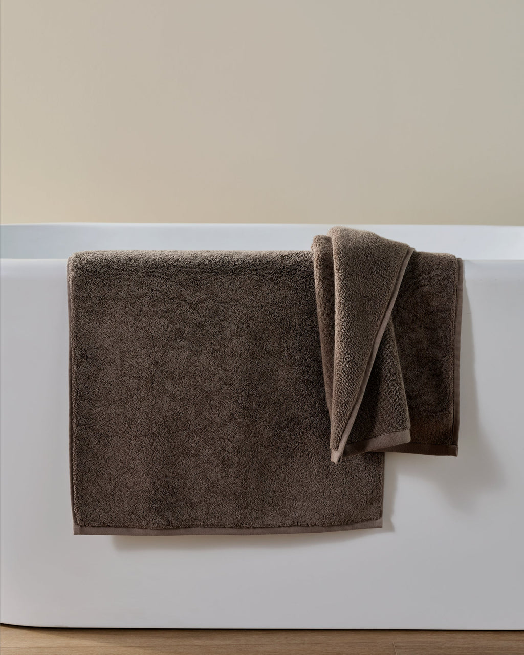 Organic Plush Tub Mat (Warm Grey)