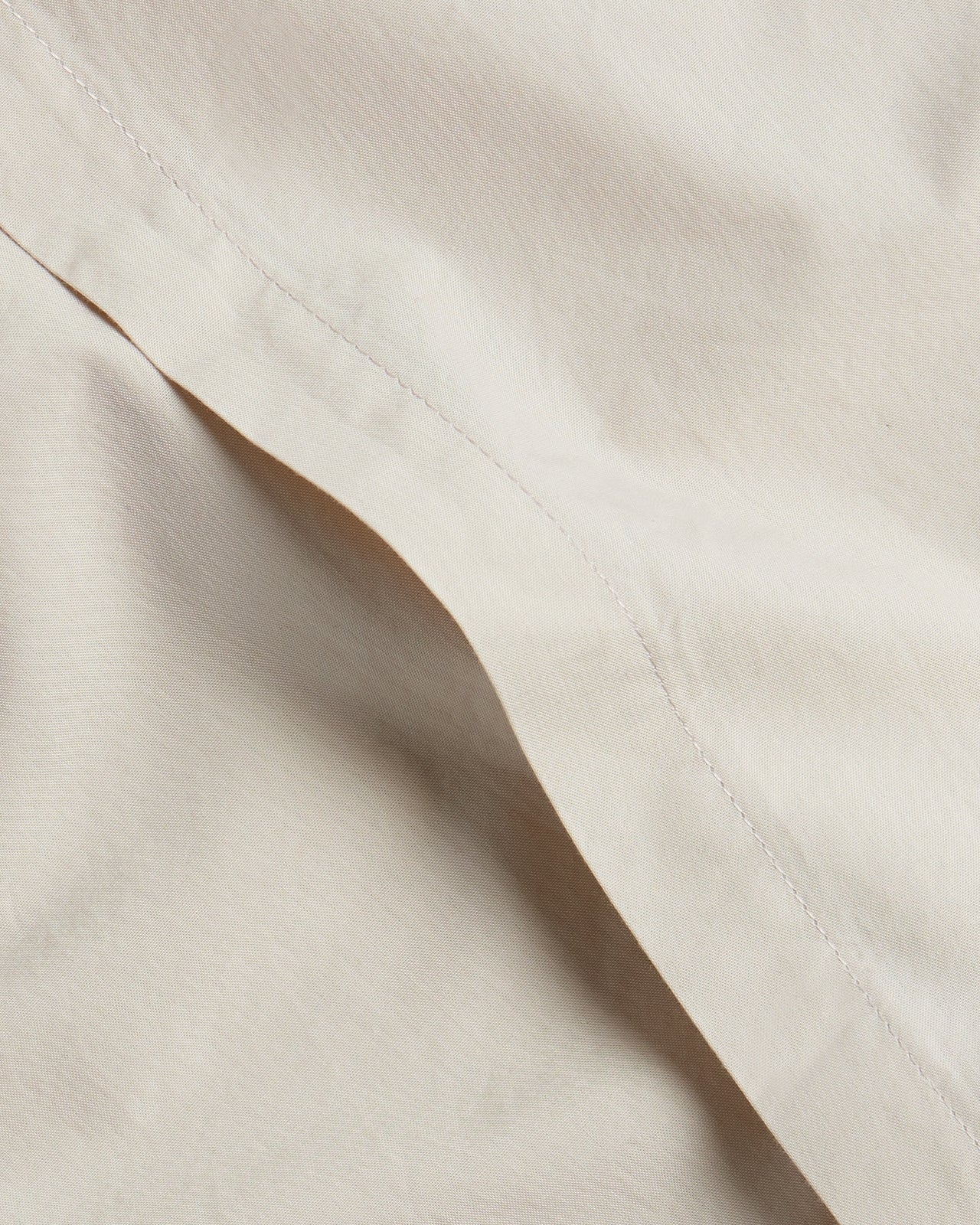 Percale Euro Sham (Bone)