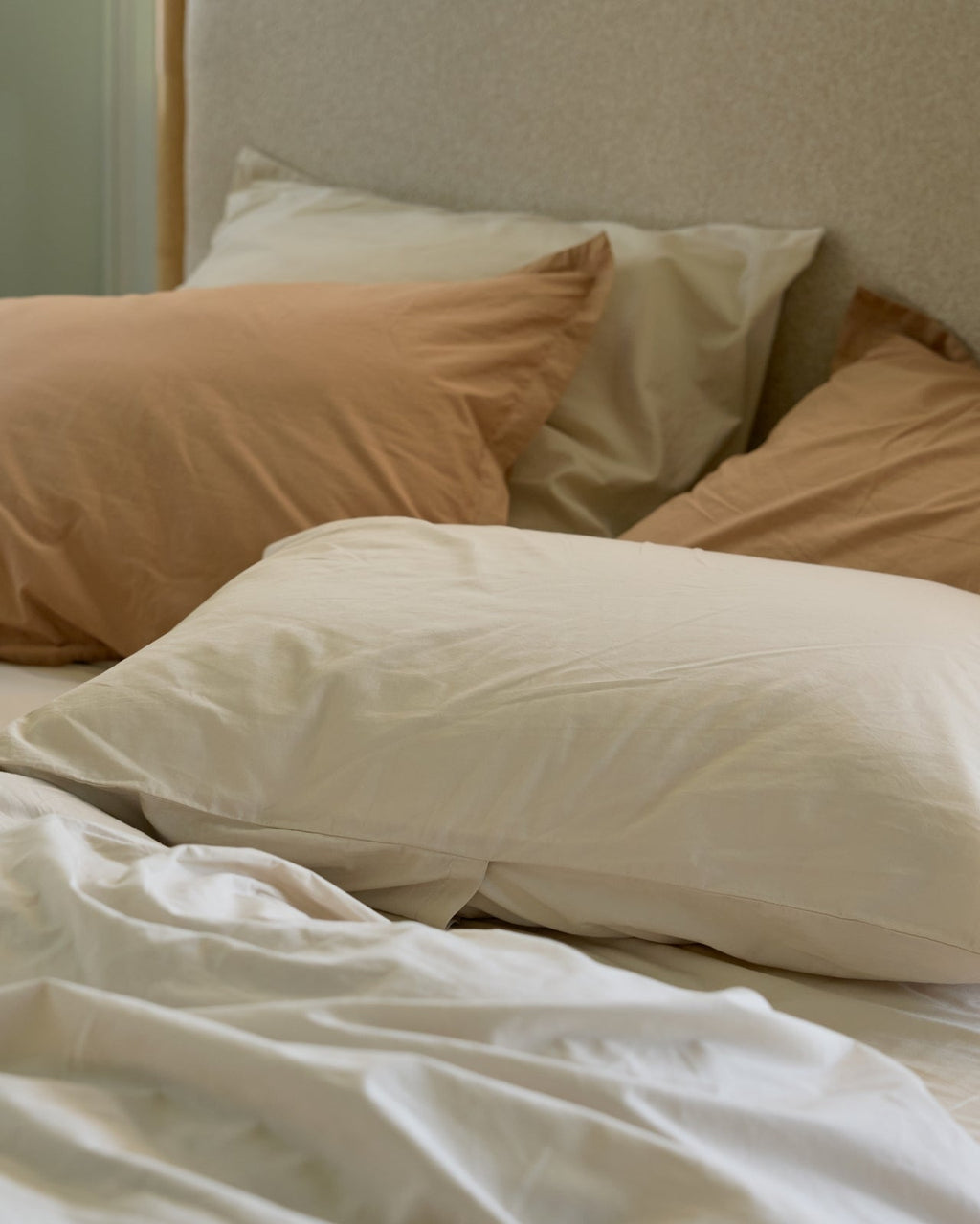 Percale Pillowcase Set (Bone)