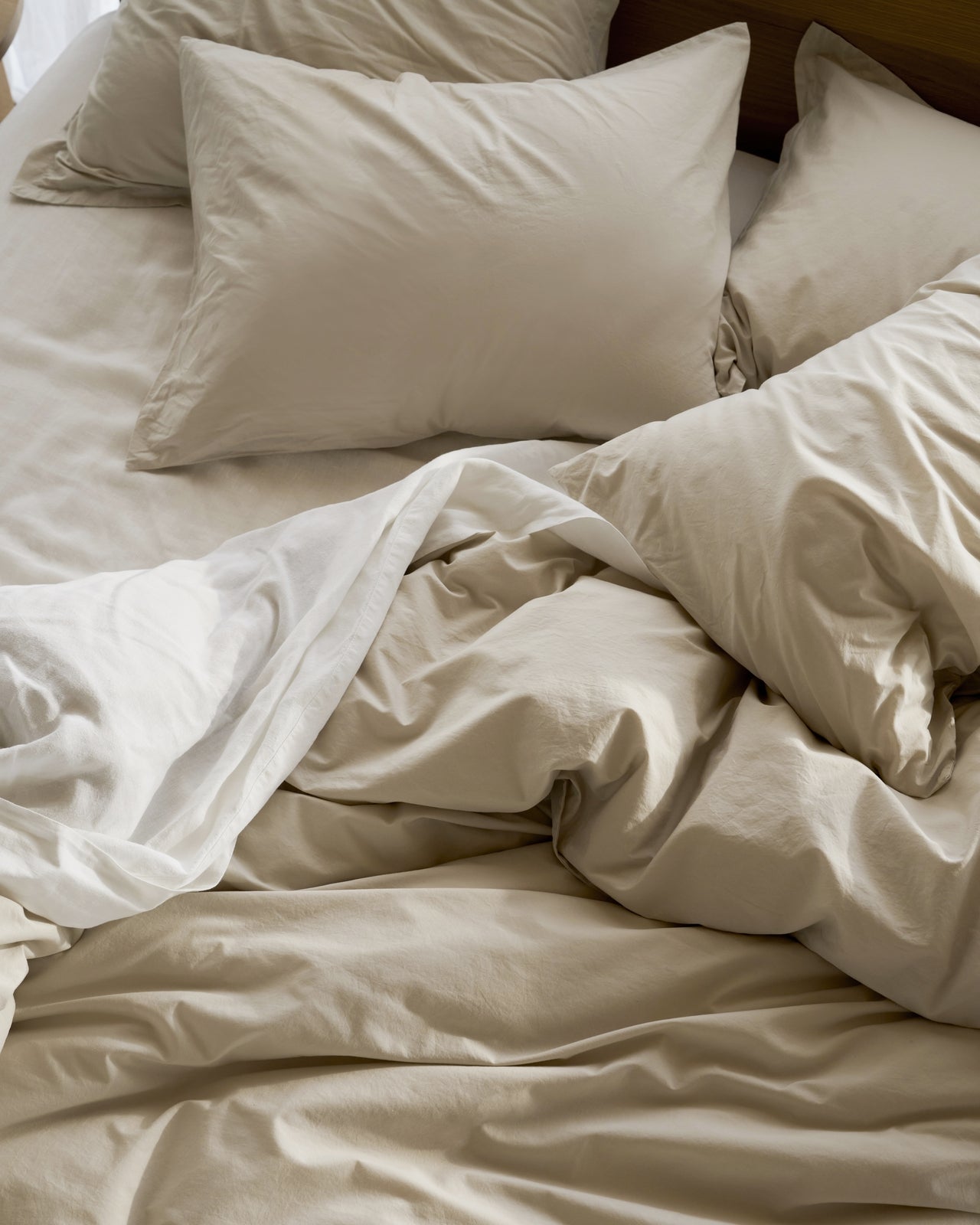 Percale Pillowcase Set (Bone)