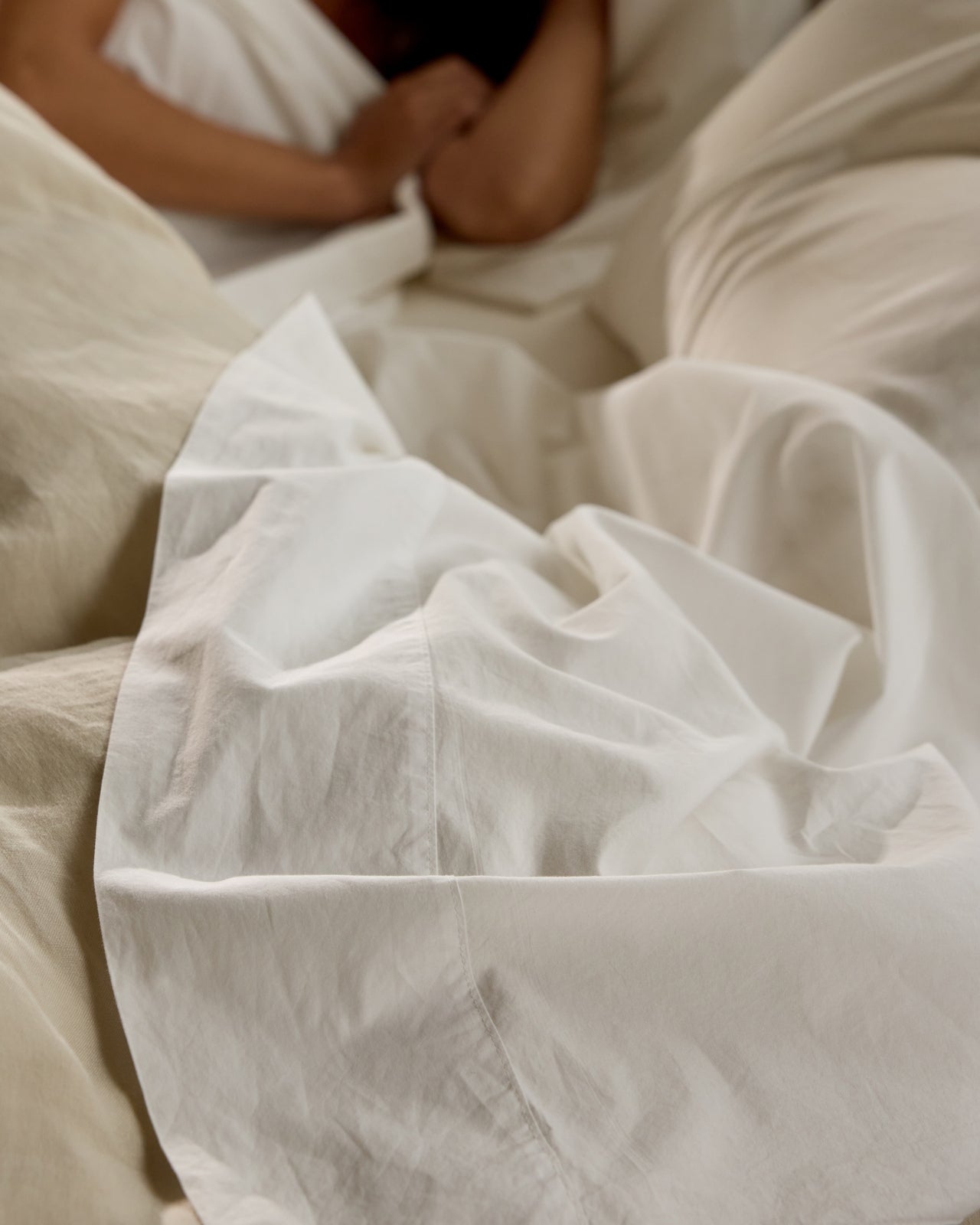 Percale Top Sheet (White)